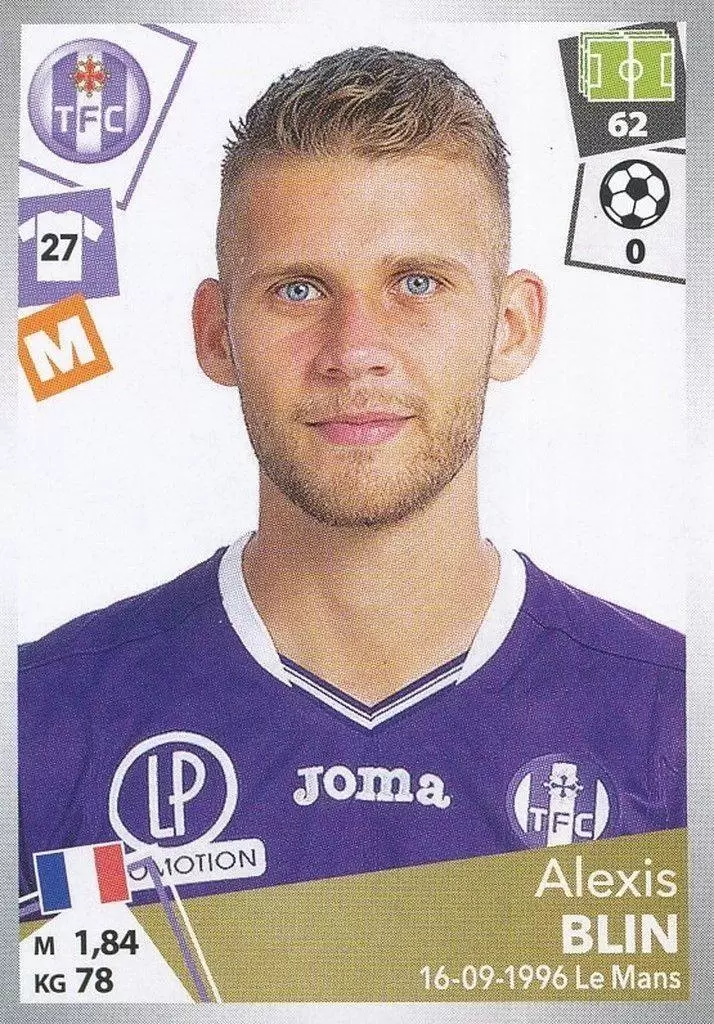 Foot 2017-18 : Championnat de France - Alexis Blin - Toulouse FC
