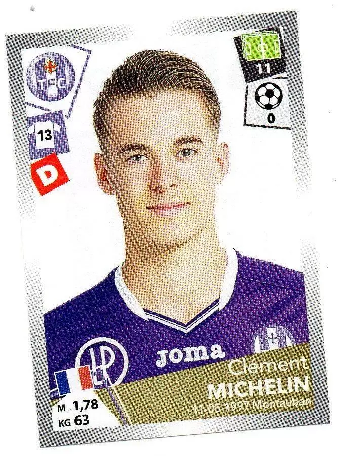 Foot 2017-18 : Championnat de France - Clément Michelin - Toulouse FC