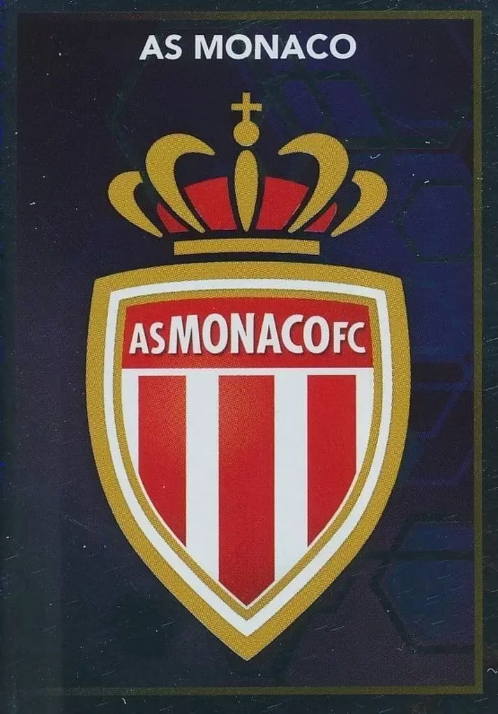 Foot 2017-18 : Championnat de France - Écusson - AS Monaco