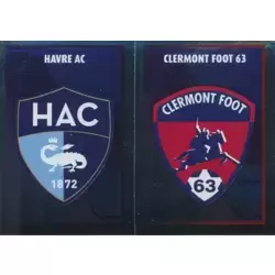Écusson (Clermont Foot / Havre AC) - Ligue 2