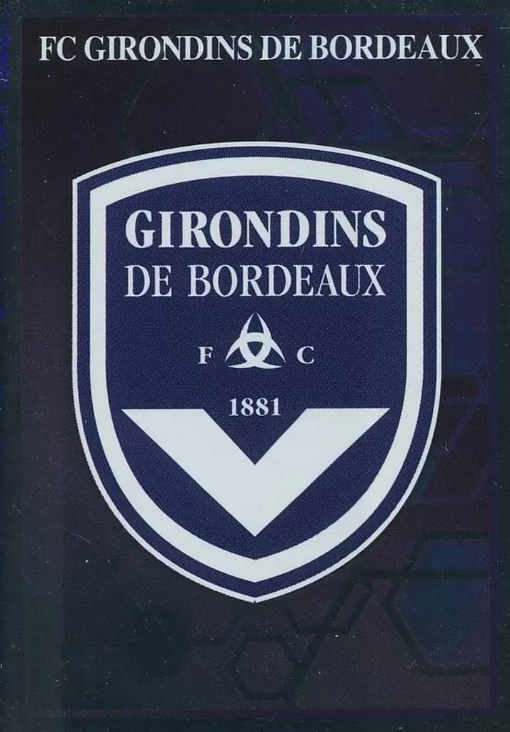 Foot 2017-18 : Championnat de France - Écusson - Girondins de Bordeaux