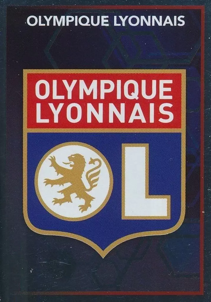 Foot 2017-18 : Championnat de France - Écusson - Olympique Lyonnais