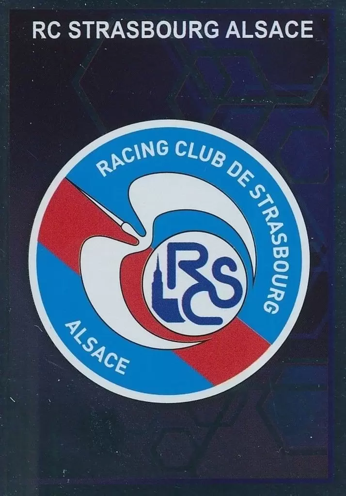 Foot 2017-18 : Championnat de France - Écusson - RC Strasbourg Alsace