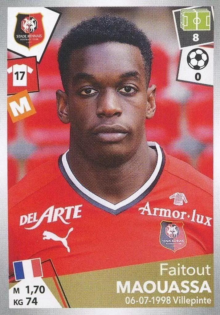 Foot 2017-18 : Championnat de France - Faitout Maouassa - Stade Rennais FC