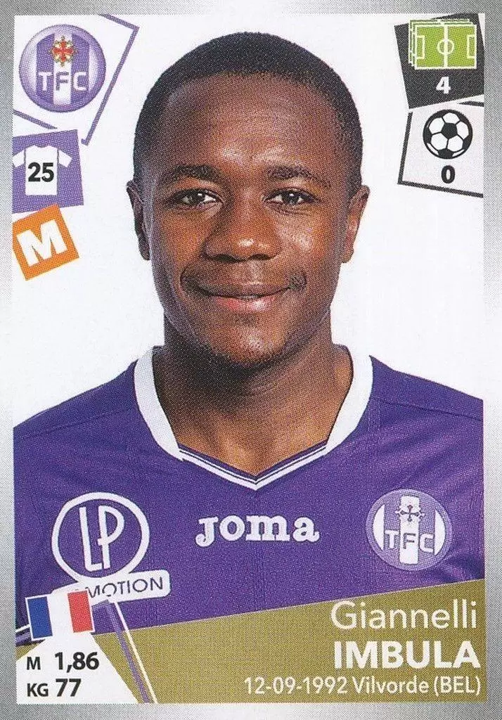 Foot 2017-18 : Championnat de France - Giannelli Imbula - Toulouse FC