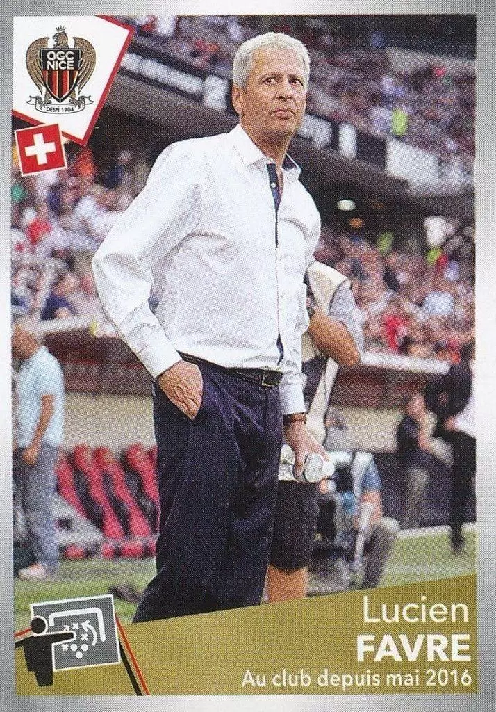 Foot 2017-18 : Championnat de France - Lucien Favre - OGC Nice