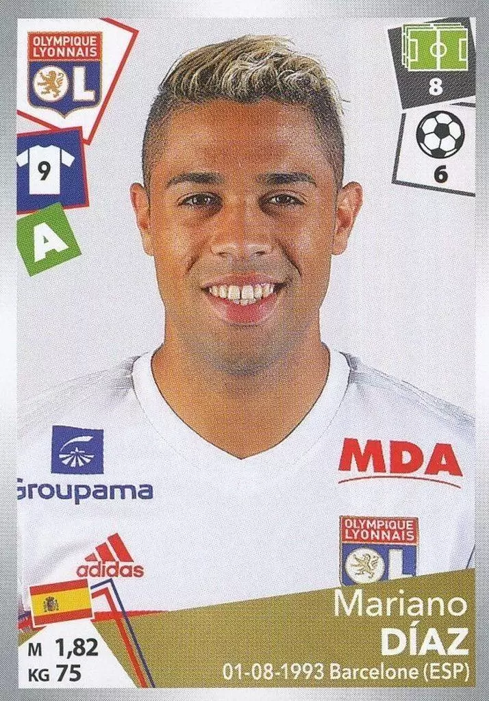 Foot 2017-18 : Championnat de France - Mariano Díaz - Olympique Lyonnais