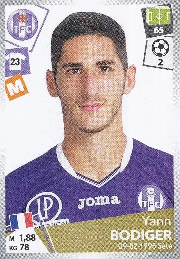 Foot 2017-18 : Championnat de France - Yann Bodiger - Toulouse FC
