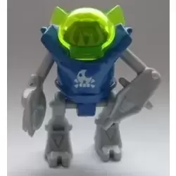 Robot blue & grey - Skull