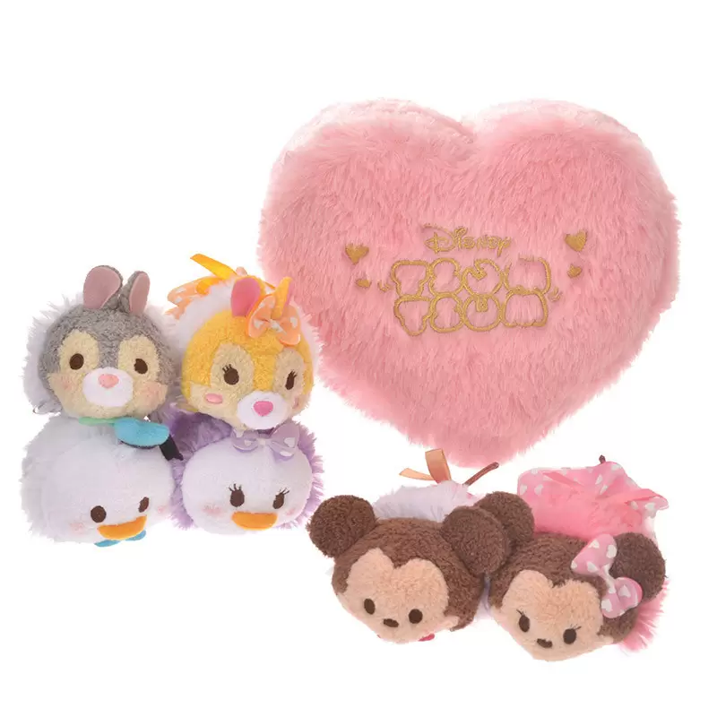 Tsum Tsum Plush Bag And Box Sets - 2018 Valentine’s Day Set