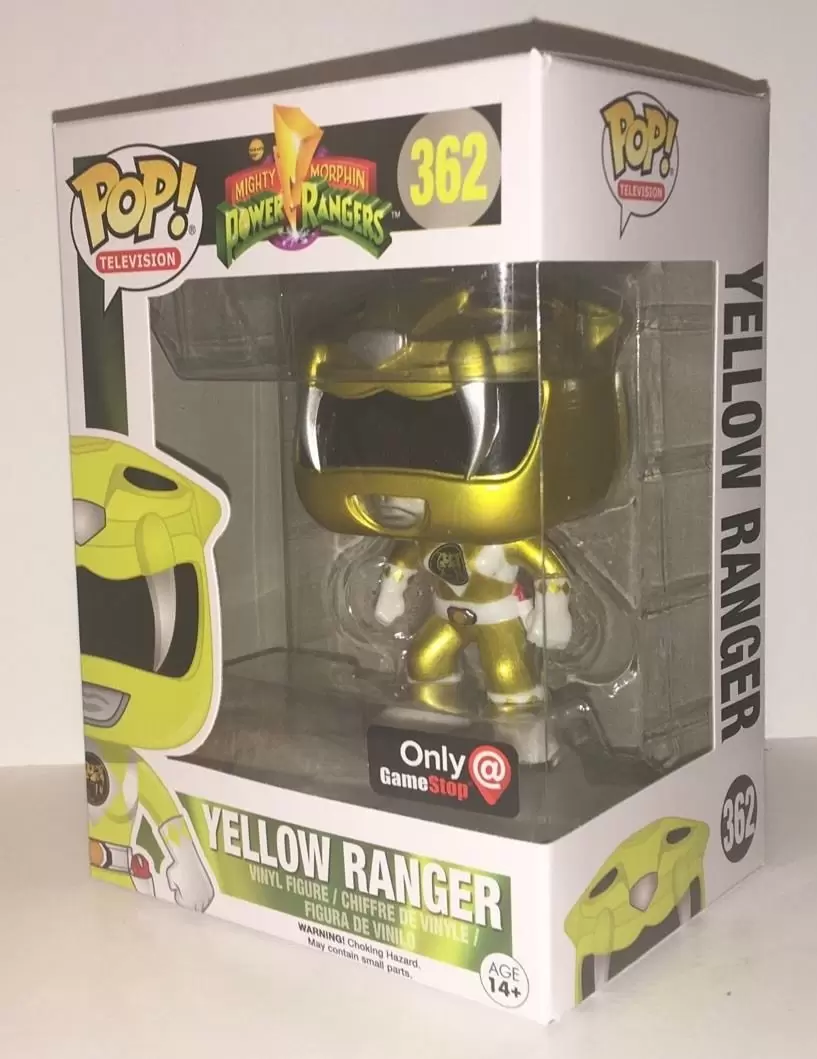 POP! Television - Power Rangers - Yellow Ranger Chrome