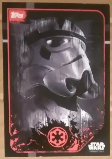 Topps - Star Wars Rogue One - Carte Sticker : Stormtrooper