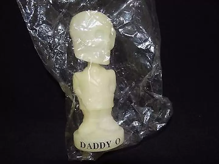 Mini Wacky Wobbler - Bone Daddy Daddy-O GITD