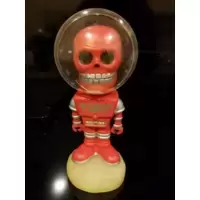 Robot Skull Spaceman Red