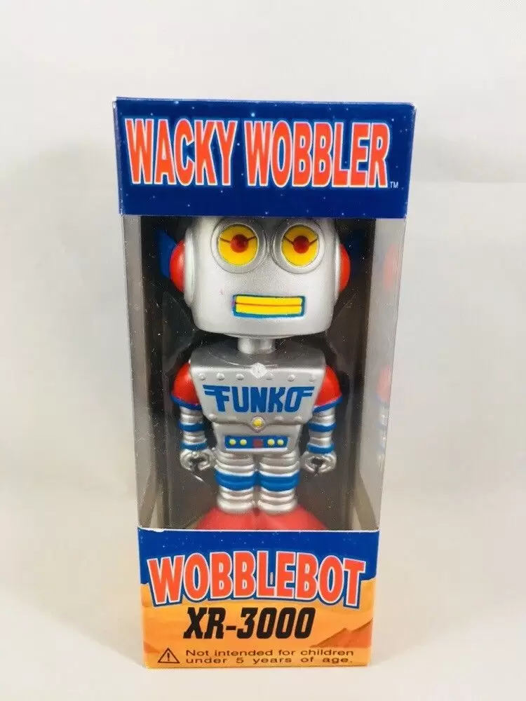 Mini Wacky Wobbler - Wobblebot XR-300 Silver