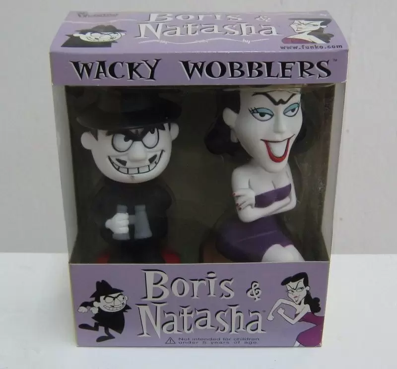 Wacky Wobbler Cartoons - Boris & Natacha 2 Pack