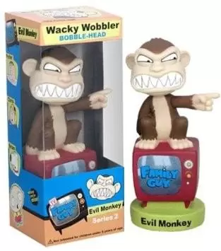 Wacky Wobbler Cartoons - Family Guy - Evil Monkey