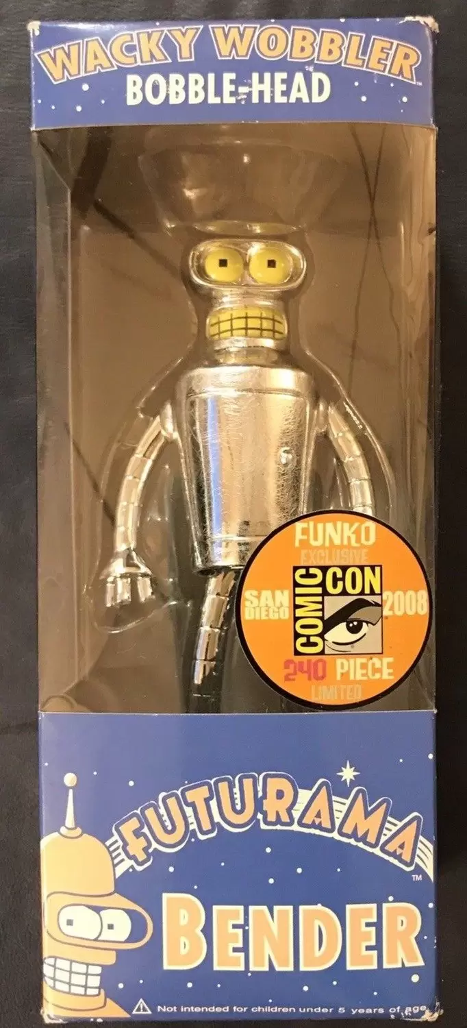 Wacky Wobbler Cartoons - Futurama - Bender Metallic