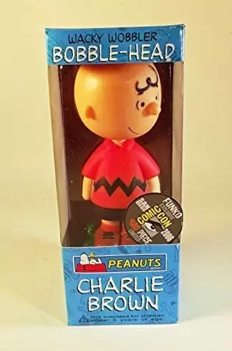 Wacky Wobbler Cartoons - Peanuts - Charlie Brown Red Shirt