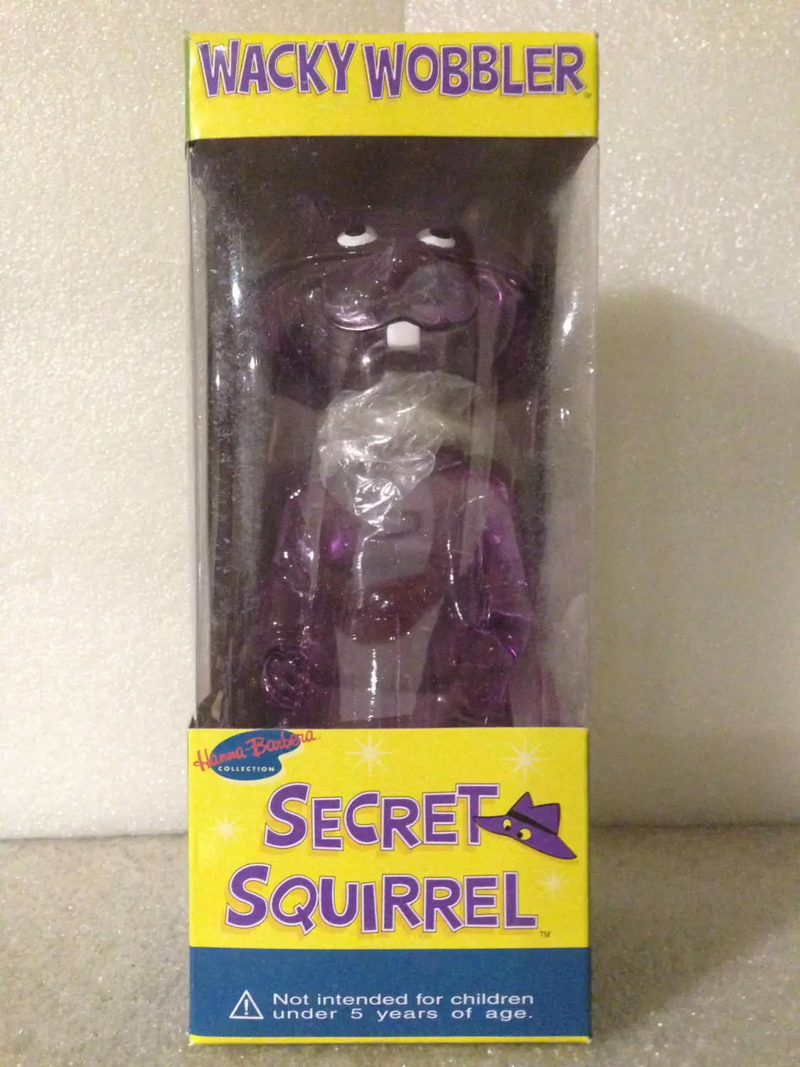Wacky Wobbler Cartoons - Secret Squirrel Purple Crystal