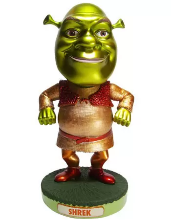 Wacky Wobbler Cartoons - Shrek - Shrek Metallic