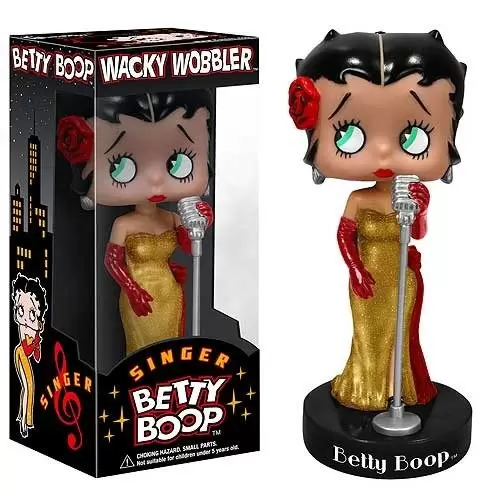 Wacky Wobbler Cartoons - Singer Betty Boop