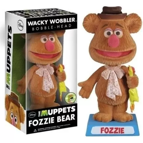 The Muppets - Fozzie Bear Flocked - Wacky Wobbler Cartoons action