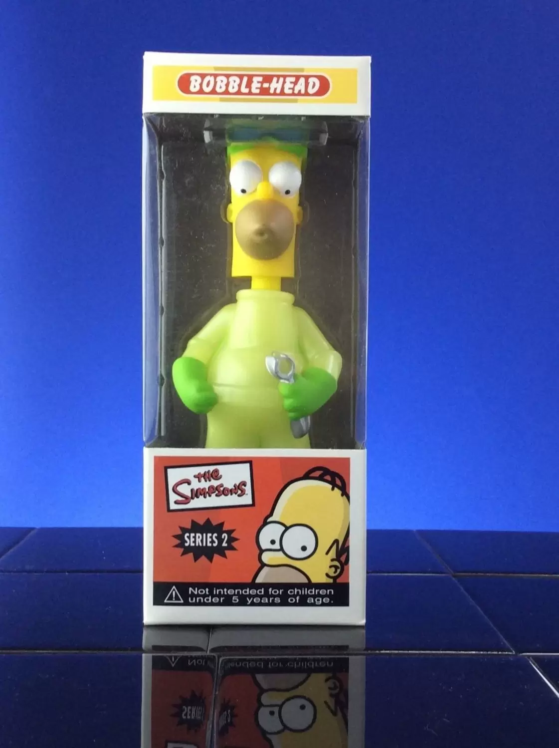 Wacky Wobbler Cartoons - The Simpsons - Series 2 - Homer Radiation Green Suit