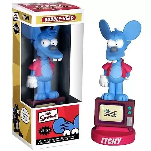 Wacky Wobbler Cartoons - The Simpsons - Series 2 - Itchy