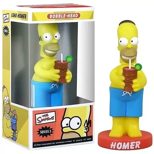 Wacky Wobbler Cartoons - The Simpsons - Series 3 - Homer Luau