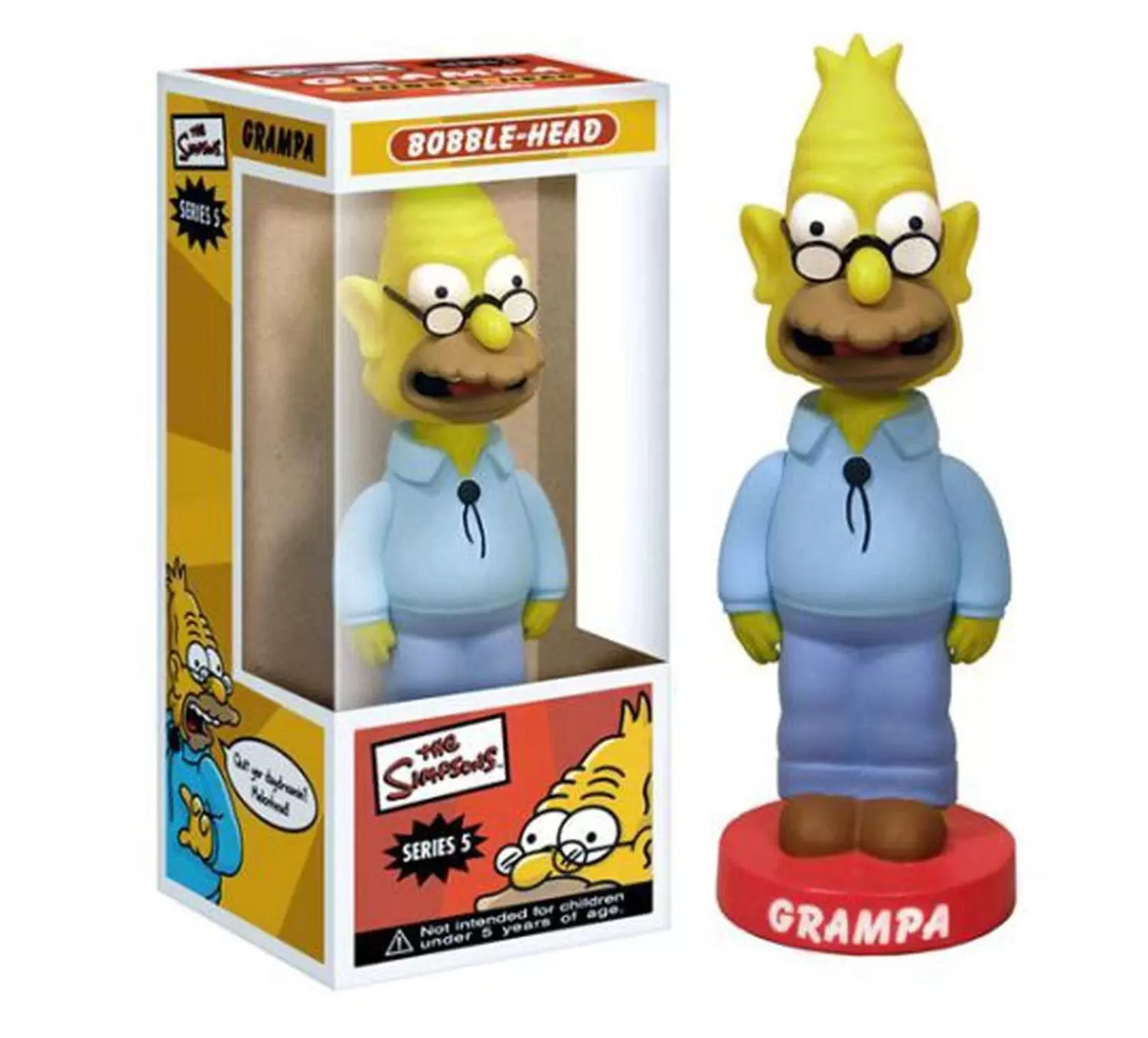 Wacky Wobbler Cartoons - The Simpsons - Series 5 - Grampa