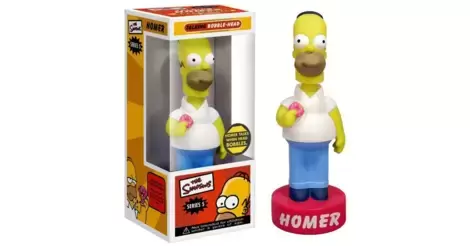 The Simpsons - Series 5 - Homer with Donut - Wacky Wobbler 