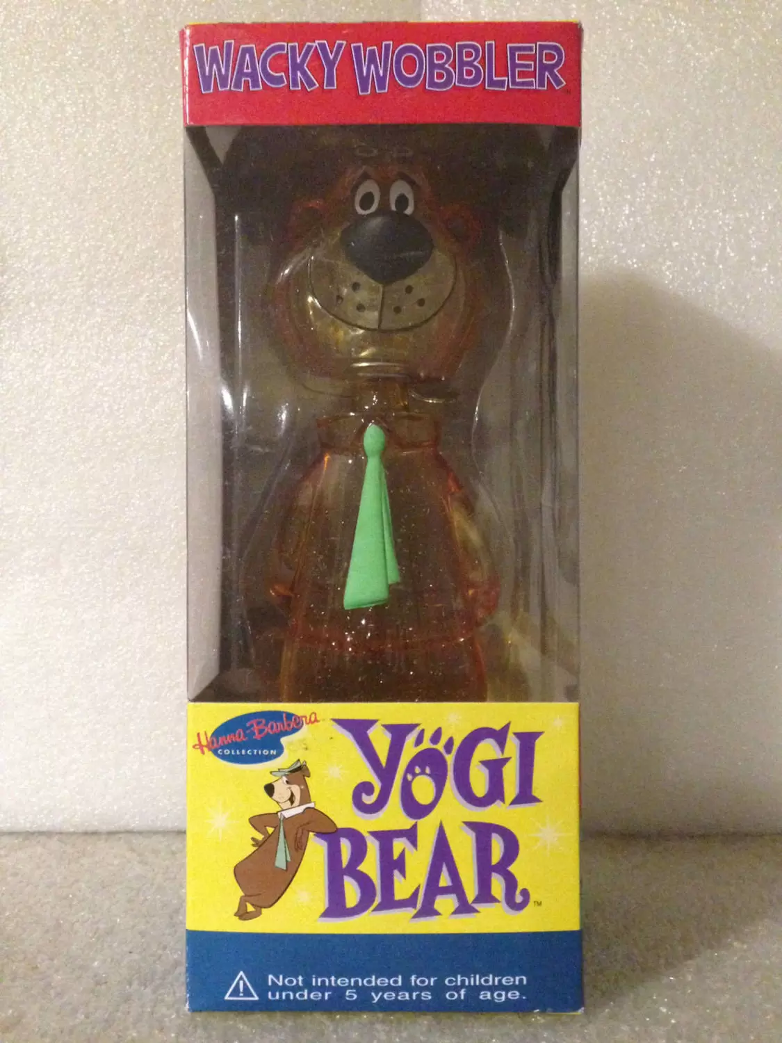 Wacky Wobbler Cartoons - Yogi Bear - Yogi Bear Yellow Crystal