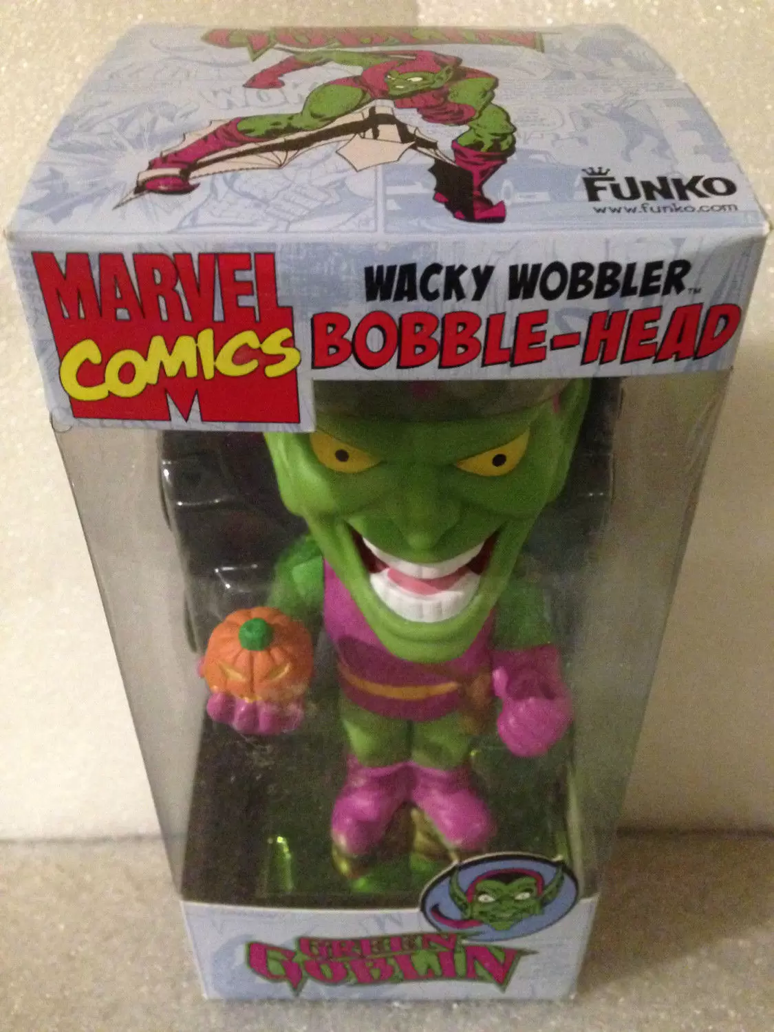 Wacky Wobbler Marvel - Marvel - Green Goblin Green Chase