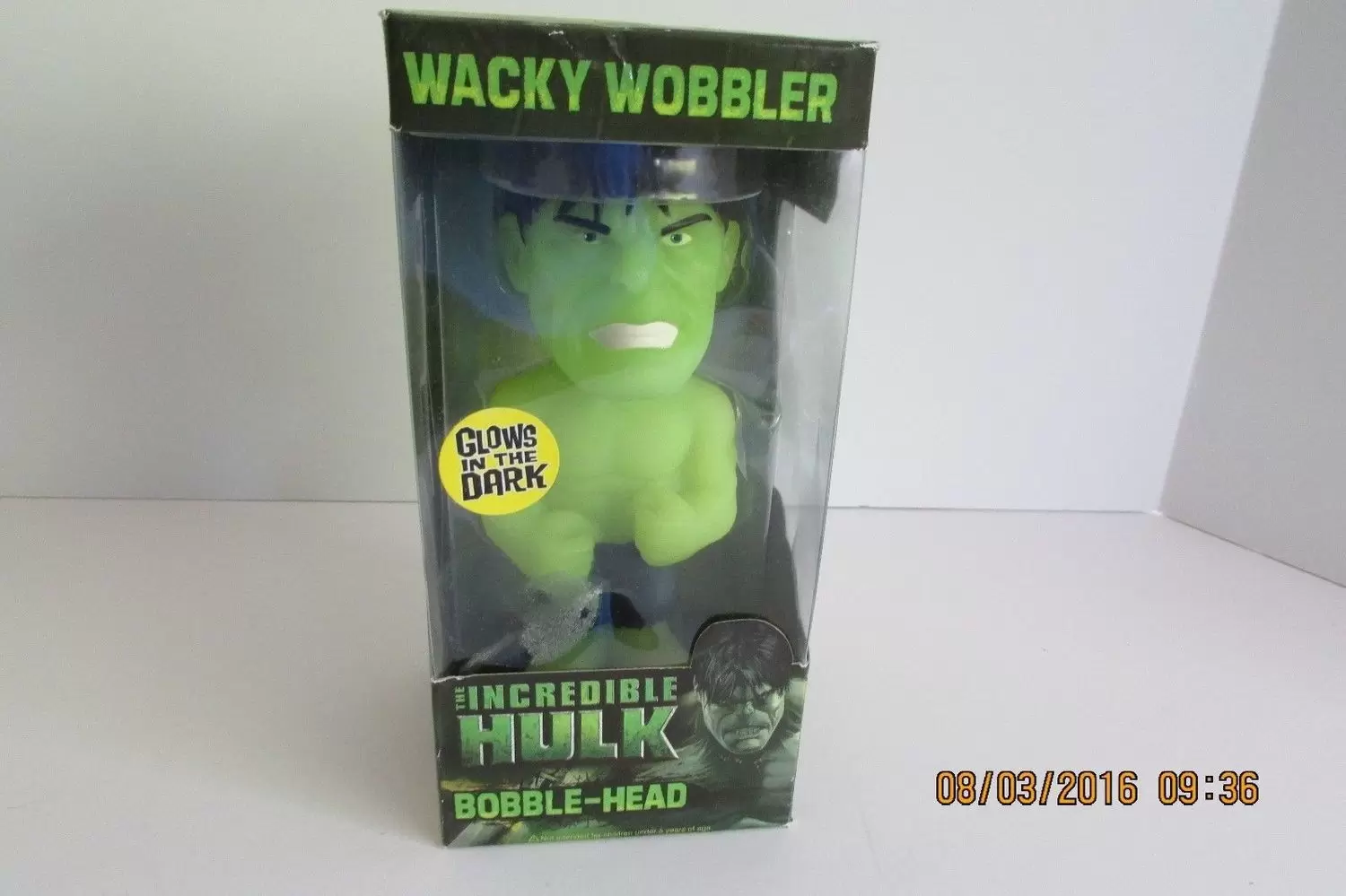 Wacky Wobbler Marvel - Marvel - Hulk GITD