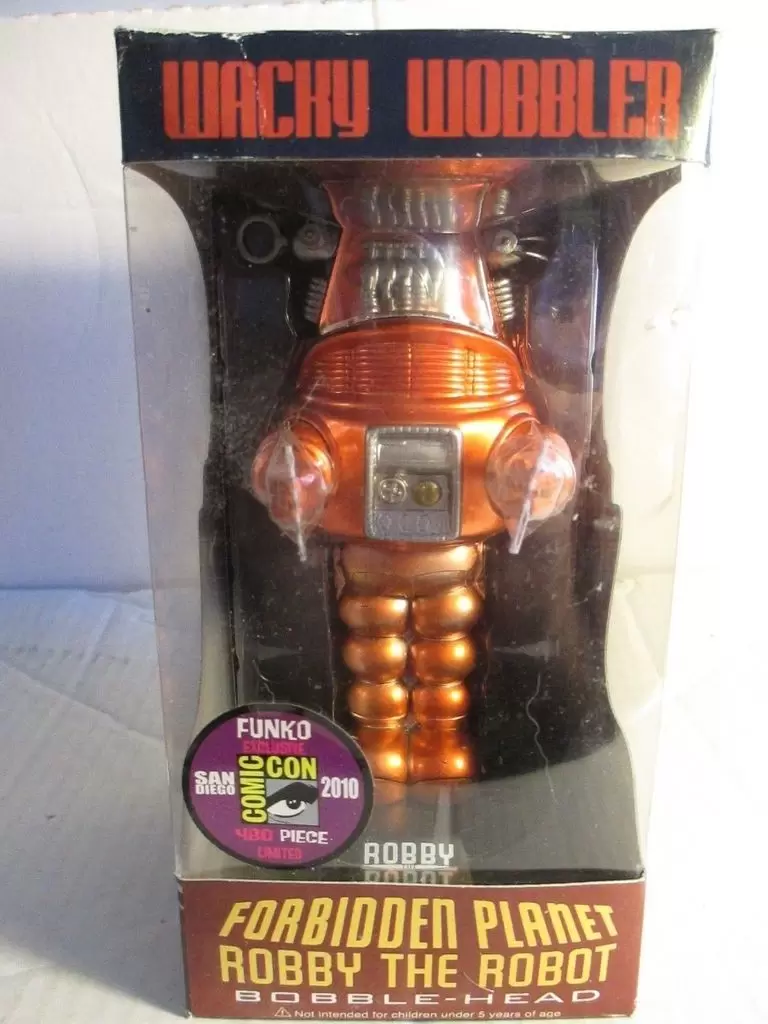 Wacky Wobbler Movies - Forbidden Planet - Robby The Robot Orange