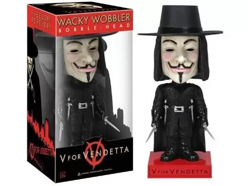 Wacky Wobbler Movies - V For Vendetta - V
