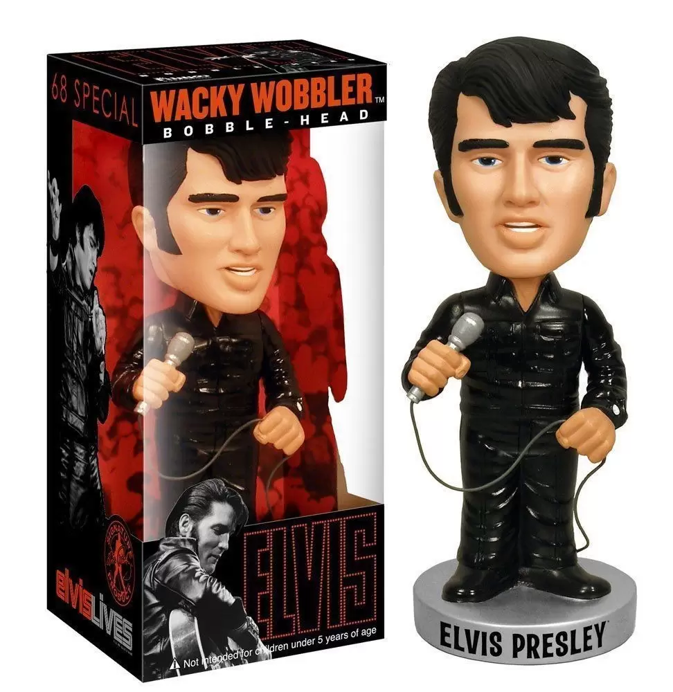 Elvis Presley 1968 Leather Outfit - Wacky Wobbler Music action figure