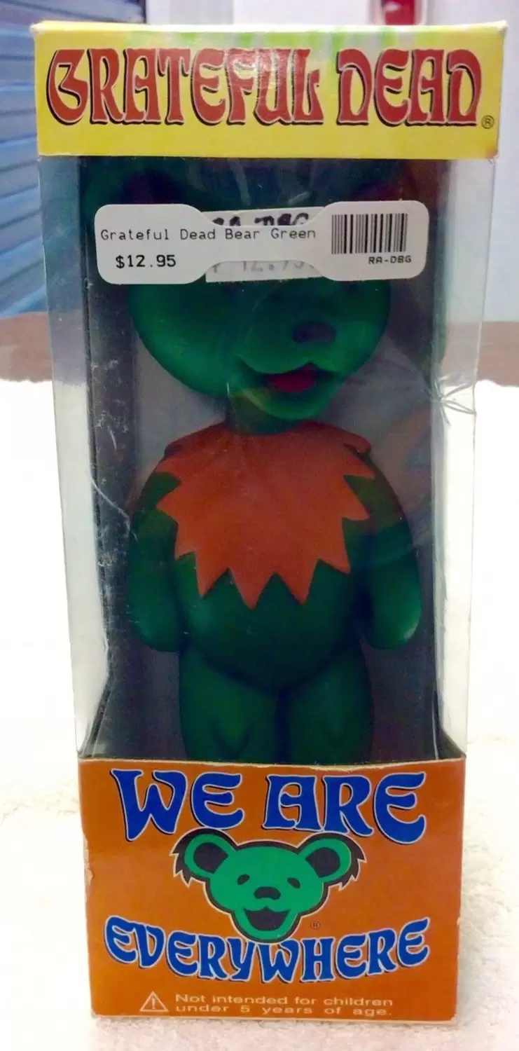 Wacky Wobbler Music - Grateful Dead Bear Green