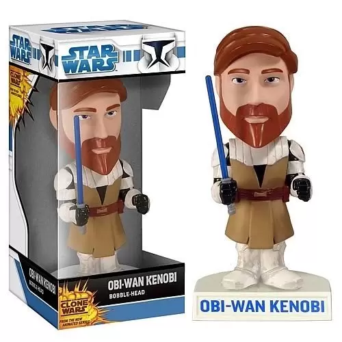 Mcdonald's Star wars Obi-Wan Kenobi bobble head toy 