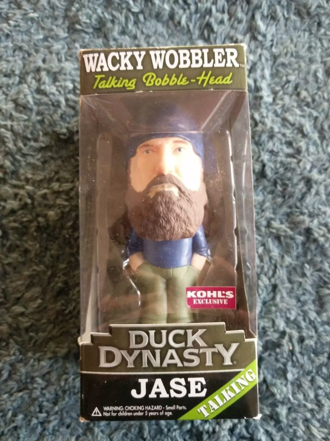 Wacky Wobbler TV Shows - Duck Dynasty - Jase Blue Bandana