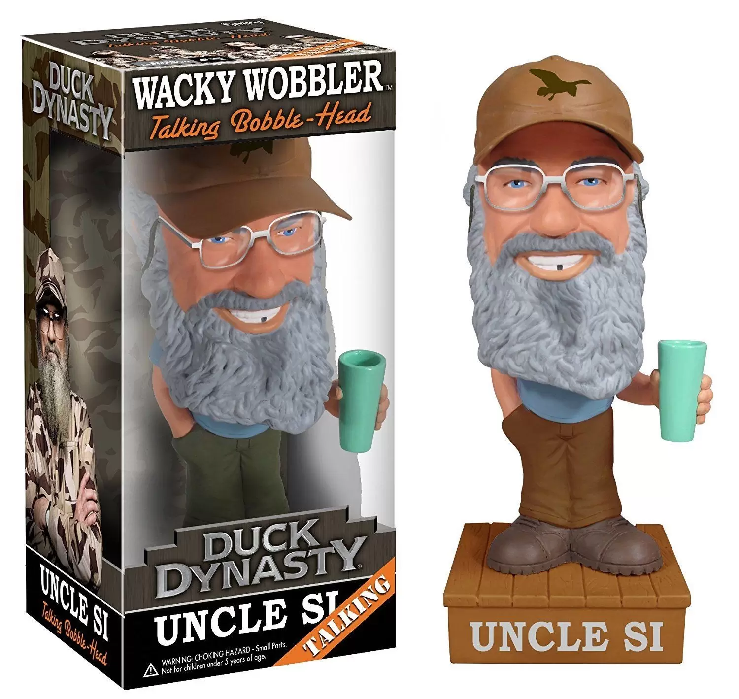 Wacky Wobbler TV Shows - Duck Dynasty - Uncle Si Brown Hat
