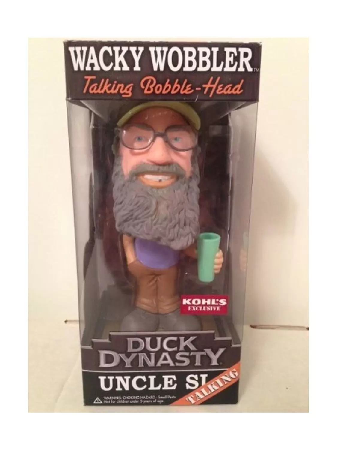 Wacky Wobbler TV Shows - Duck Dynasty - Uncle Si Green Hat