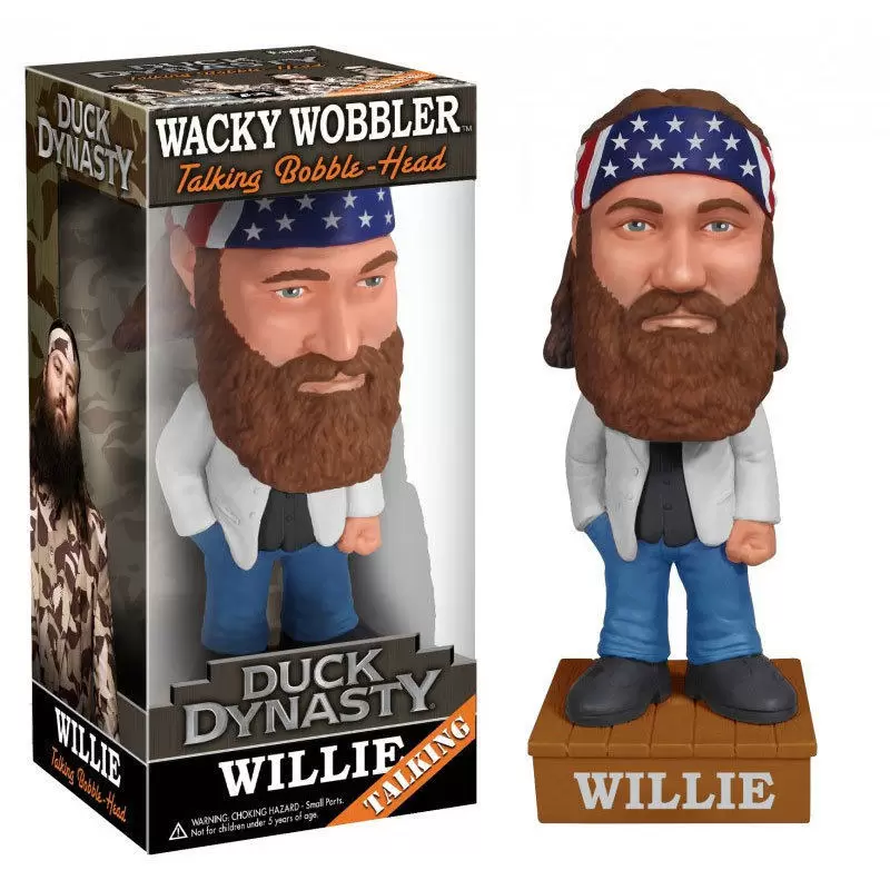 Wacky Wobbler TV Shows - Duck Dynasty - Willie White Jacket