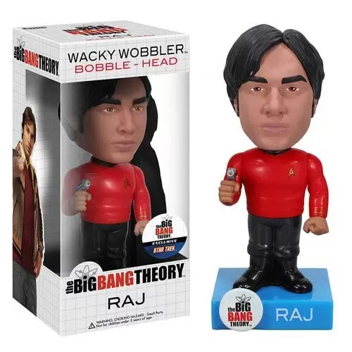 Wacky Wobbler TV Shows - The Big Bang Theory - Raj Koothrappali Star Trek