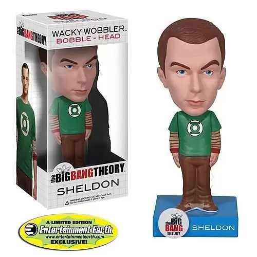 Wacky Wobbler TV Shows - The Big Bang Theory - Sheldon Green Lantern Shirt