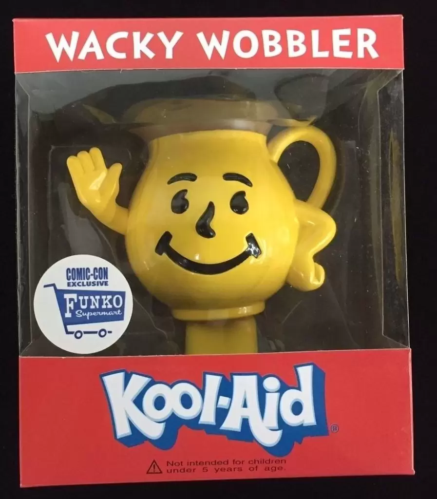 Wacky Wobbler Ad Icons - Kool-Aid Yellow