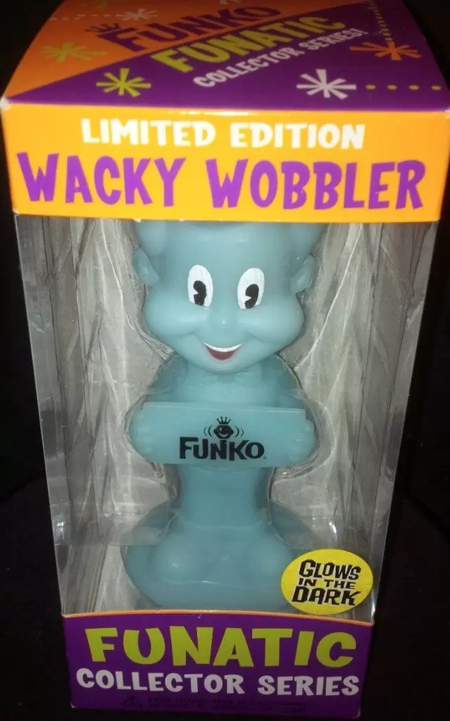 Wacky Wobbler Funko - Freddy Funko - Freddy Blue GITD