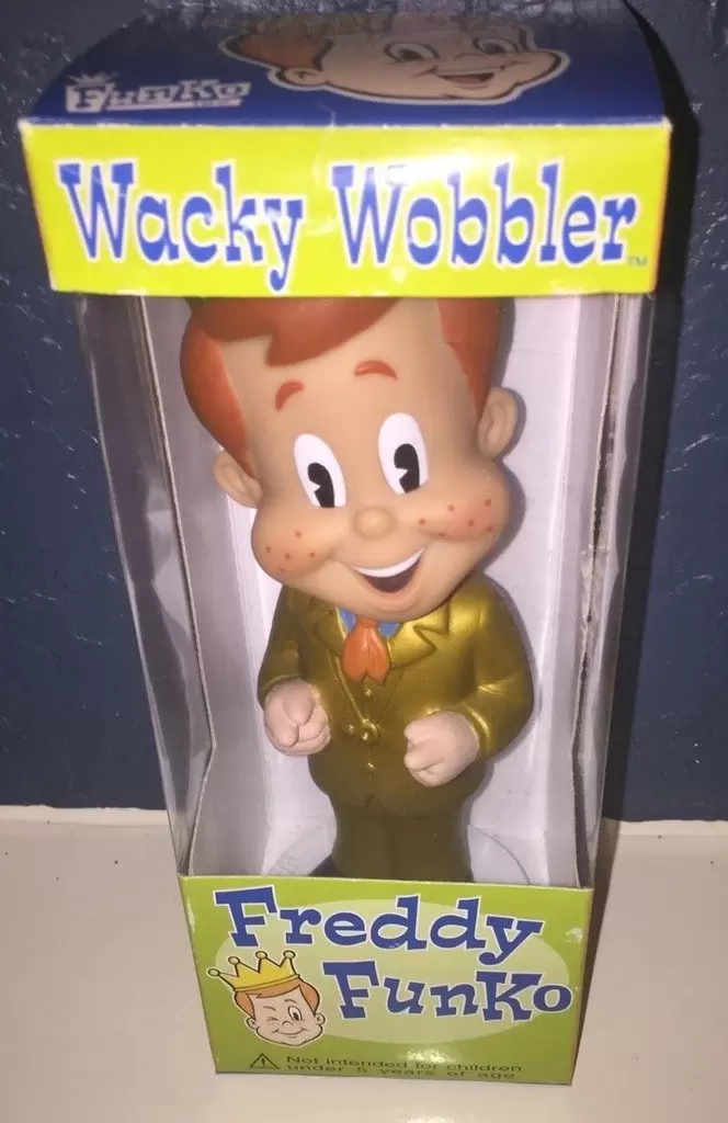 Wacky Wobbler Funko - Freddy Funko - Freddy Gold Suit