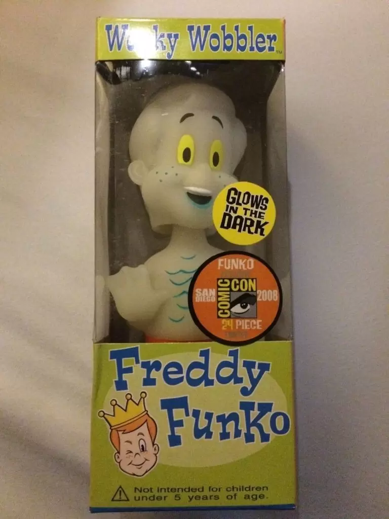 Wacky Wobbler Funko - Freddy Funko - Sea Freddy Glow In The Dark